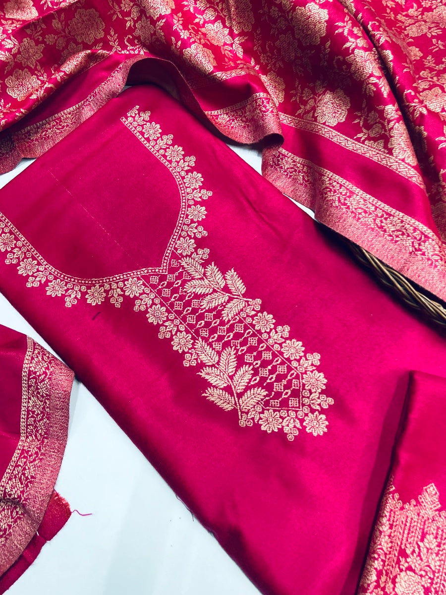 Premium kani Wollen Party Suits (100% Handmade)