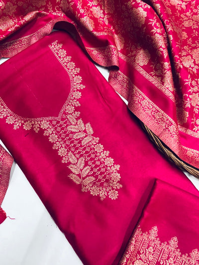 Premium kani Wollen Party Suits (100% Handmade)