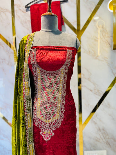 Premium makmal   velvet  🥶 suit