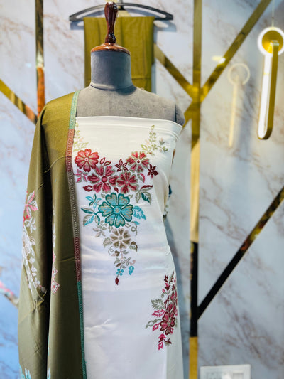 Premium kani Wollen Party Suits (100% Handmade)