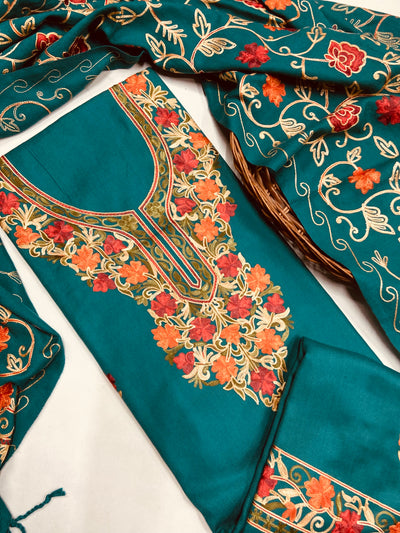 Kashmiri 🥶 winter pure suit (💯%handmade )