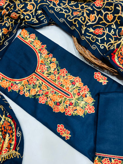 Kashmiri 🥶 winter pure suit (💯%handmade )