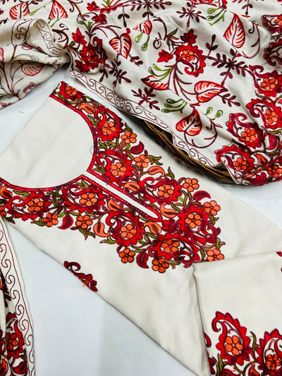 Kashmiri 🥶 winter pure suit (💯%handmade )