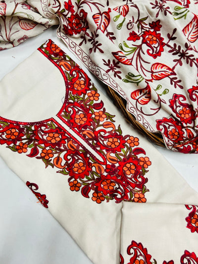 Kashmiri 🥶 winter pure suit (💯%handmade )