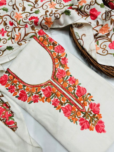 Kashmiri 🥶 winter pure suit (💯%handmade )