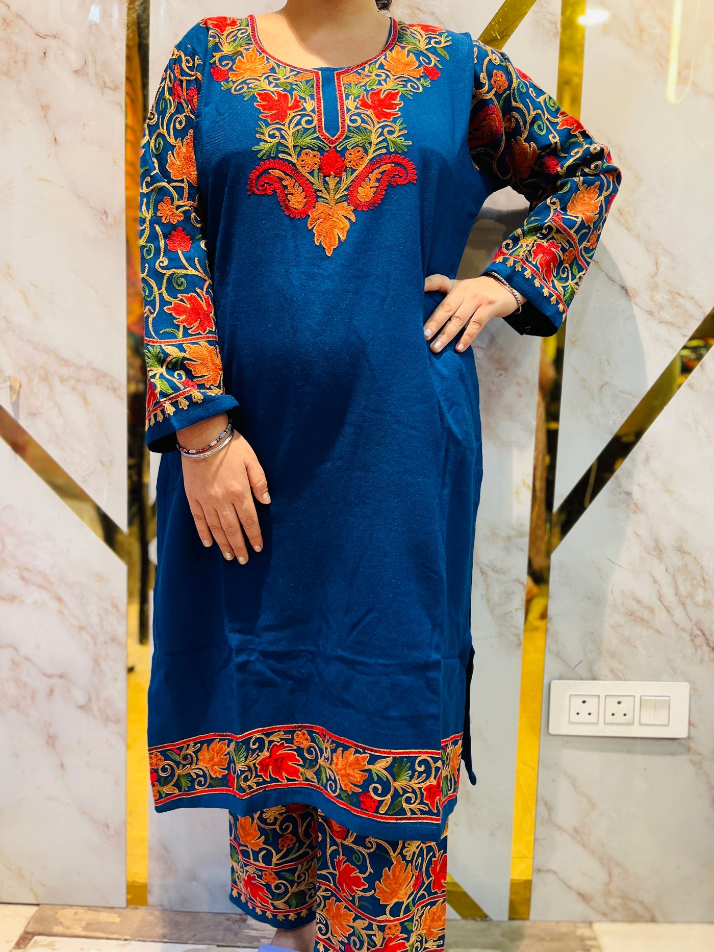 Beautiful  Kashmiri winter 🥶 Ready made cord set