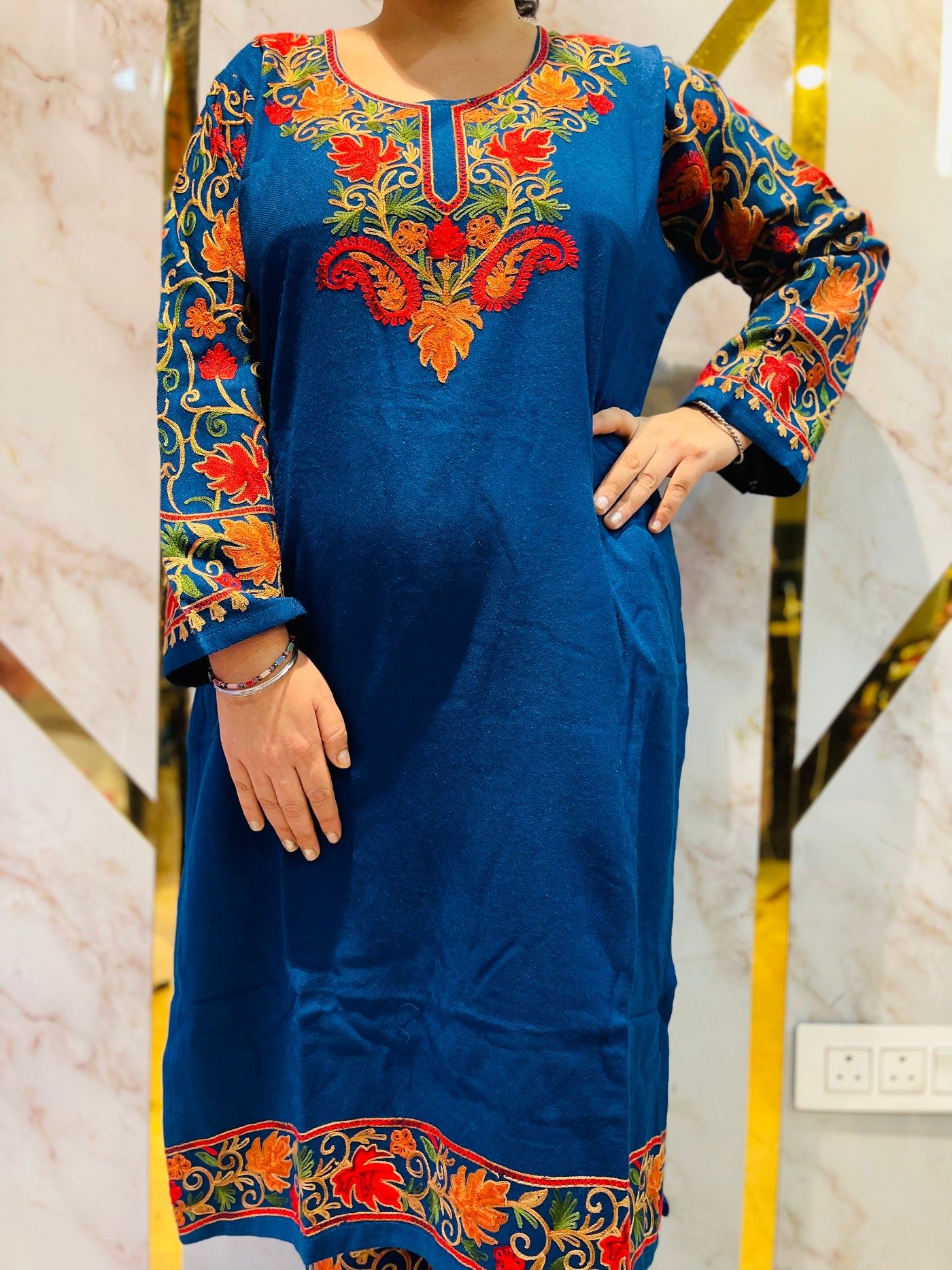 Beautiful  Kashmiri winter 🥶 Ready made cord set