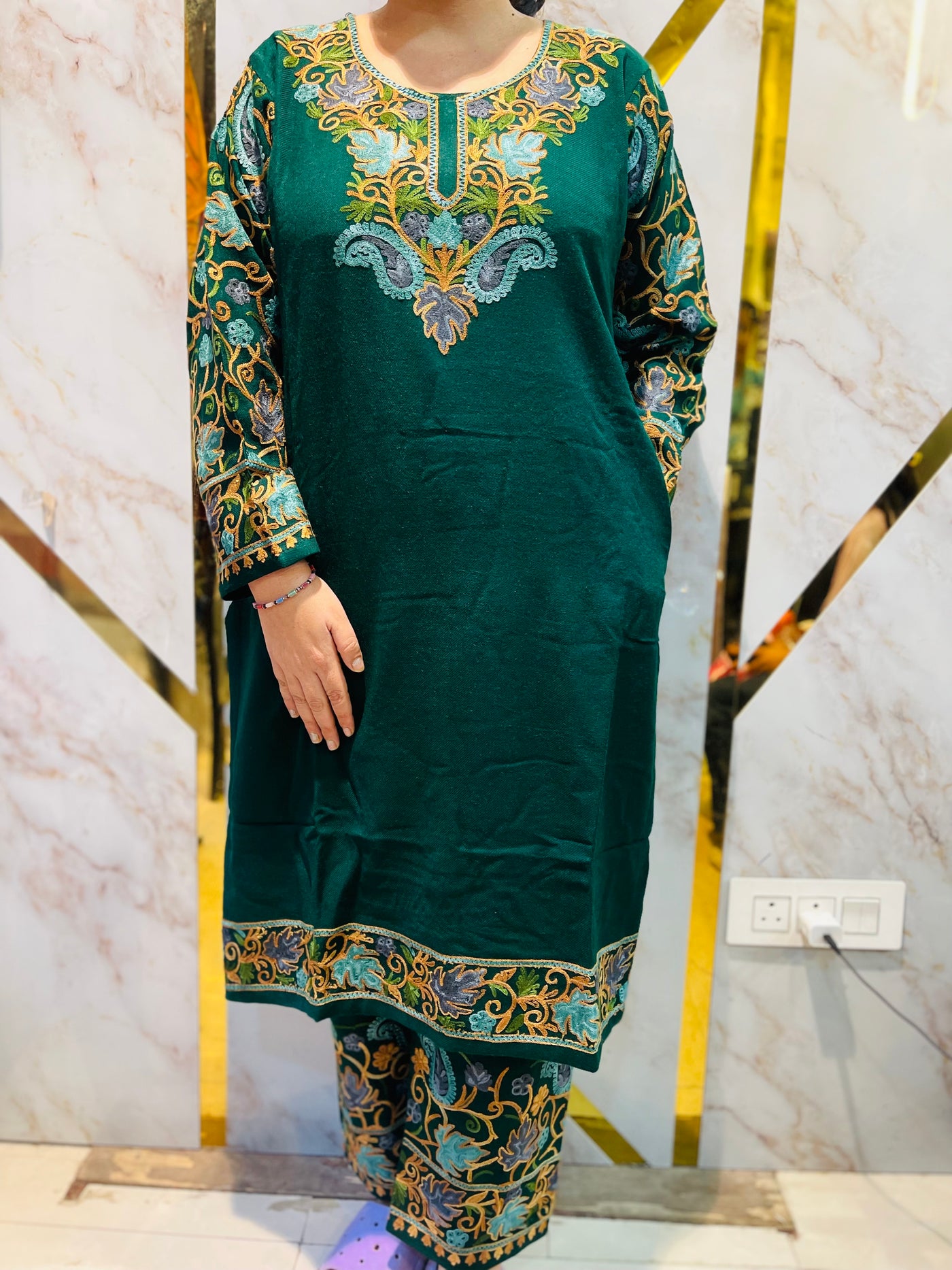 Beautiful  Kashmiri winter 🥶 Ready made cord set