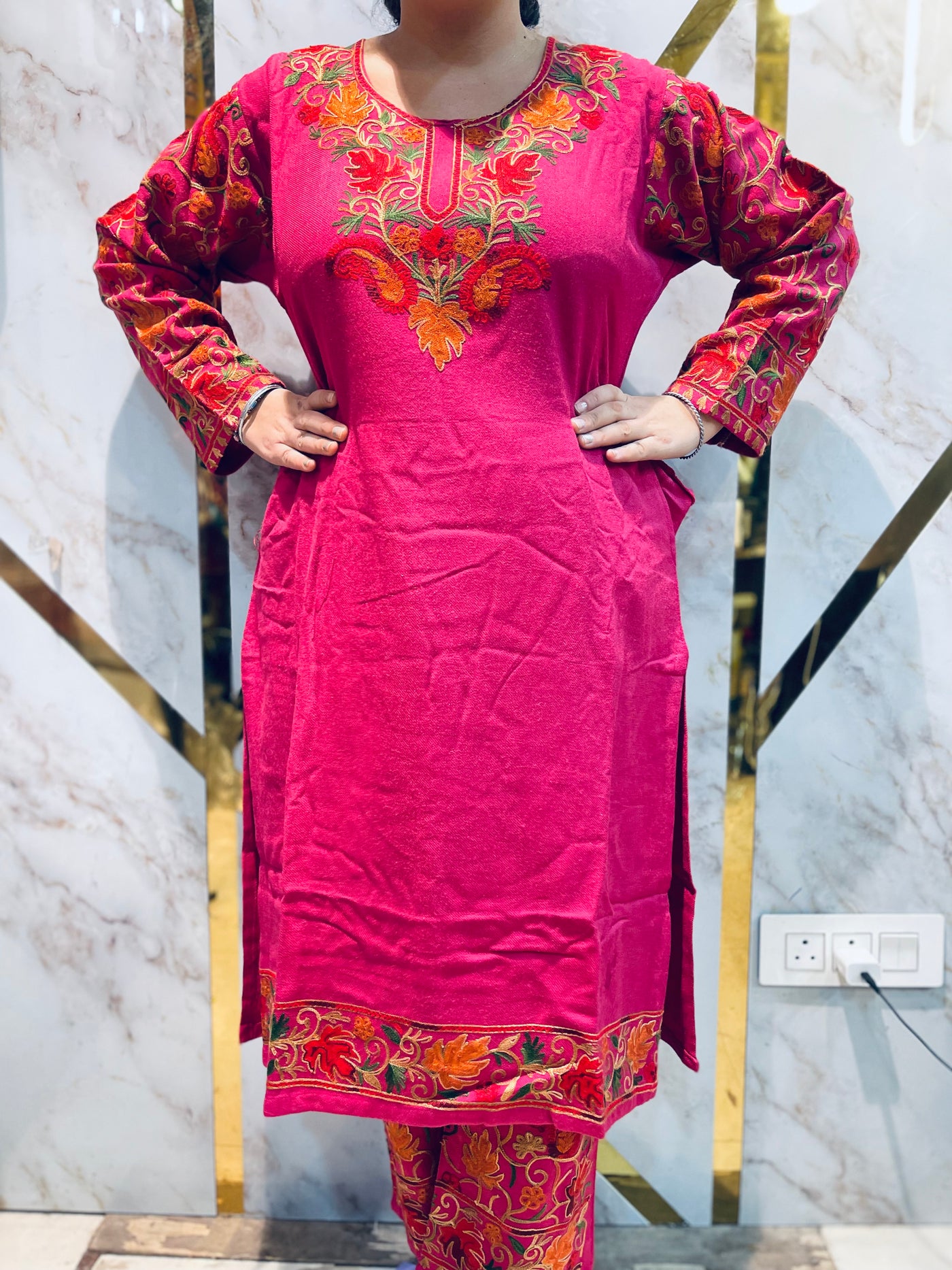 Beautiful  Kashmiri winter 🥶 Ready made cord set