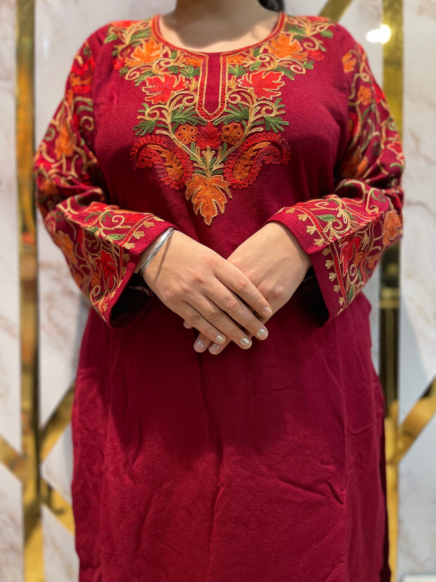 Beautiful  Kashmiri winter 🥶 Ready made cord set