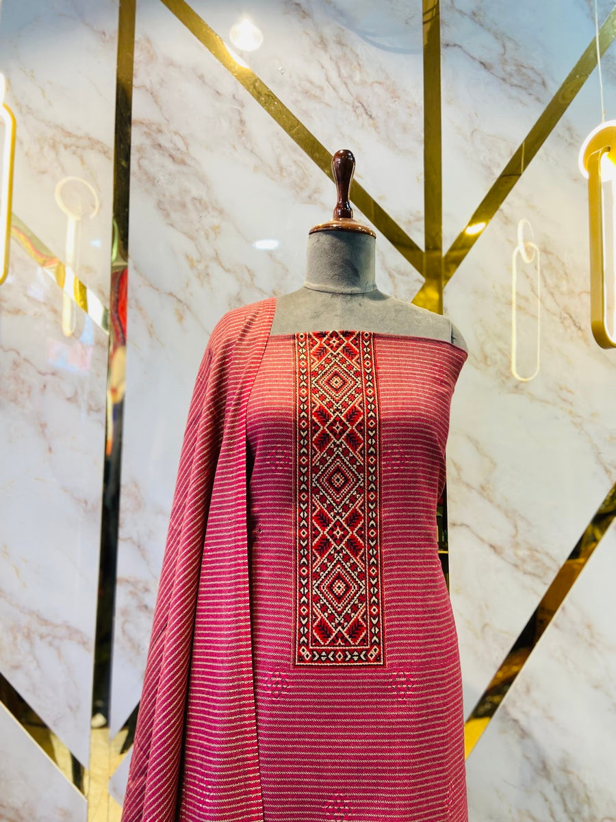 Premium Winter Kullu Suit (💯 % handmade powerloom )