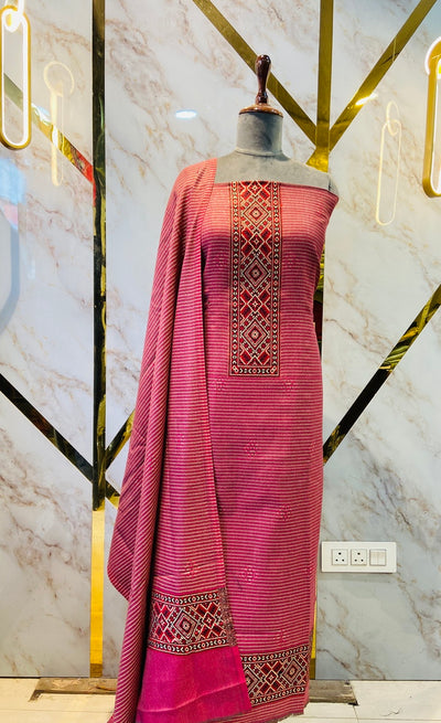 Premium Winter Kullu Suit (💯 % handmade powerloom )