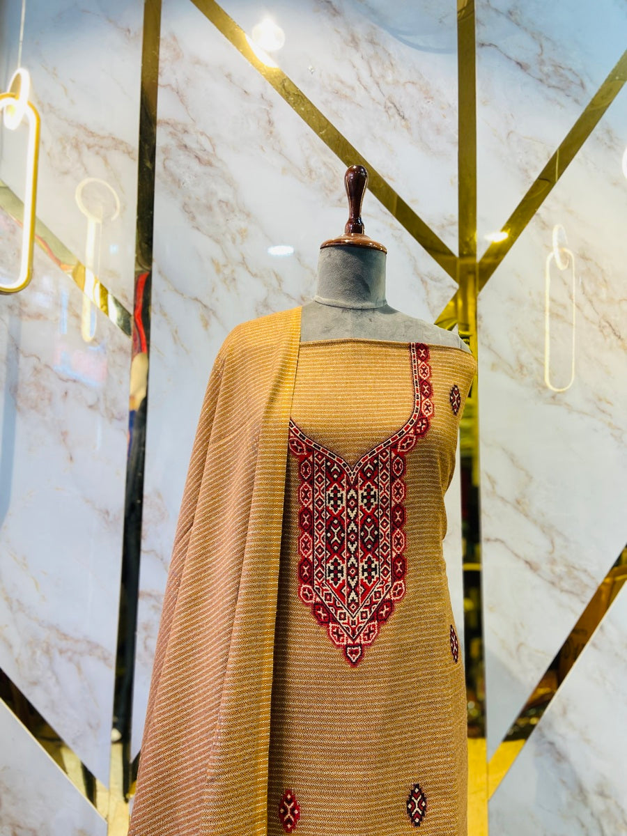 Premium Winter Kullu Suit (💯 % handmade powerloom )