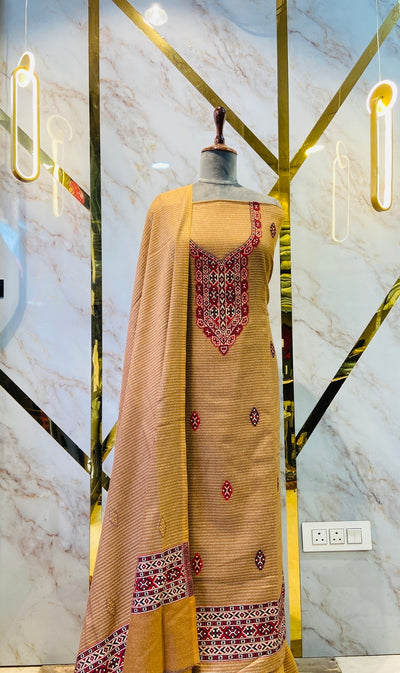 Premium Winter Kullu Suit (💯 % handmade powerloom )