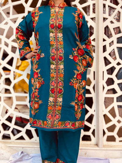 Beautiful Full Length Kashmiri winter 🥶 Ready made suit