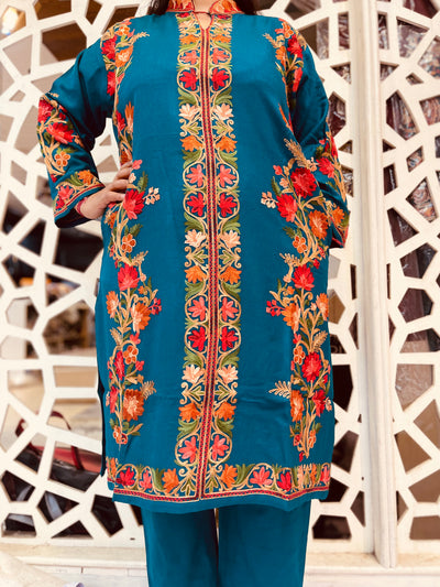 Beautiful Full Length Kashmiri winter 🥶 Ready made suit