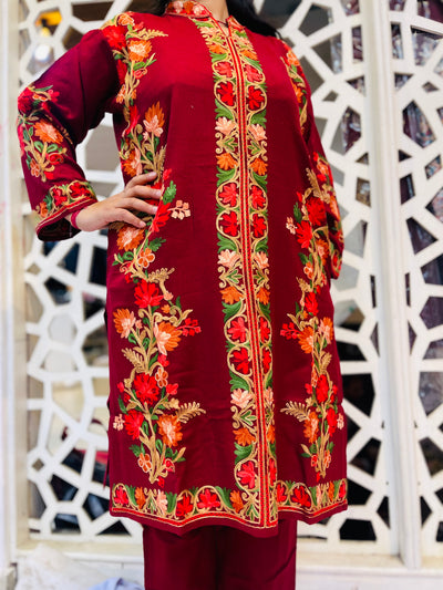 Beautiful Full Length Kashmiri winter 🥶 Ready made suit