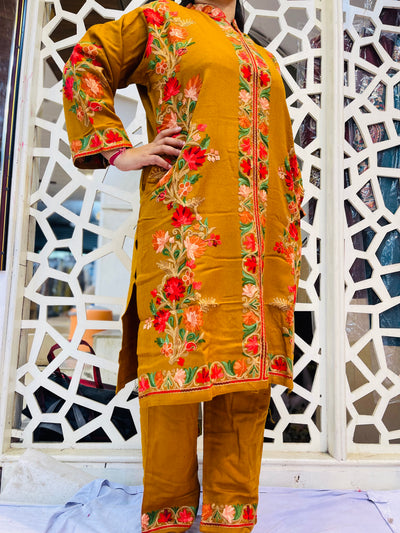 Beautiful Full Length Kashmiri winter 🥶 Ready made suit