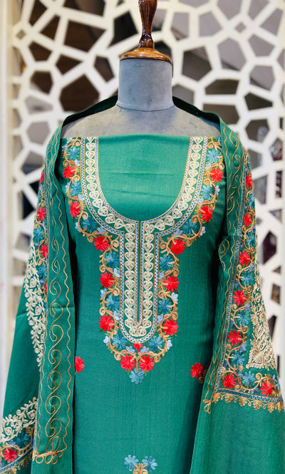 Kashmiri 🥶 winter pure suit (💯%handmade)