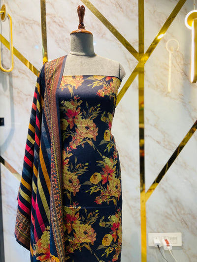 Premium Shimar Pashmina kani print Suit