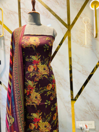 Premium Shimar Pashmina kani print Suit