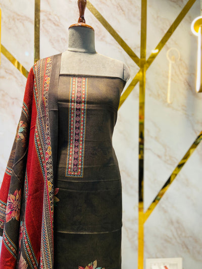 Premium Shimar Pashmina kani print Suit