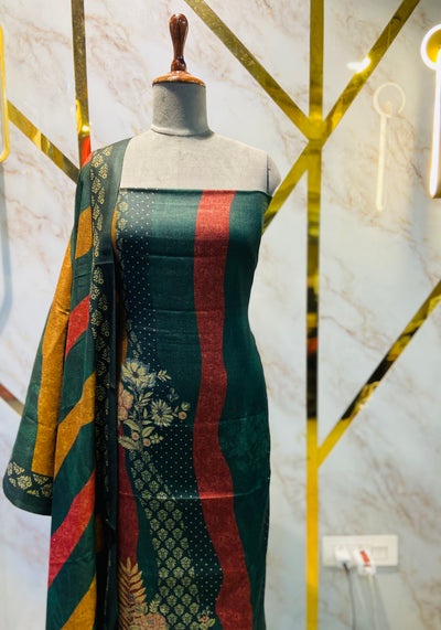 Premium Shimar Pashmina kani print Suit