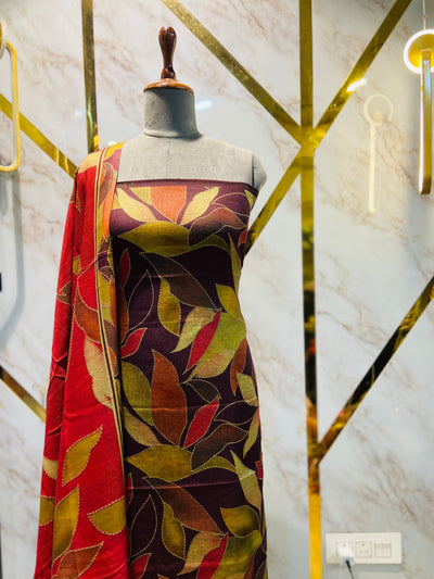 Premium Shimar Pashmina kani print Suit