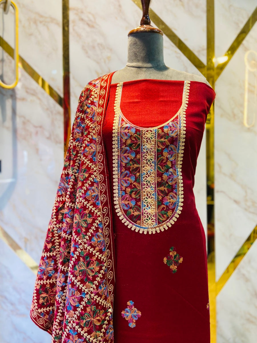 Kashmiri 🥶 winter pure suit (💯%handmade)