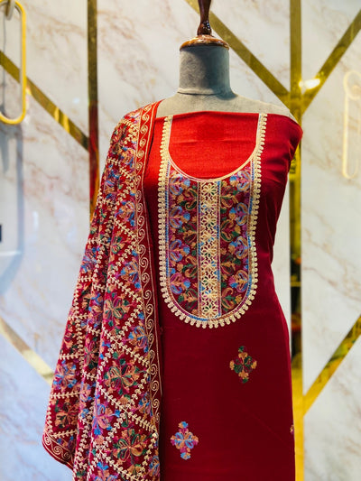 Kashmiri 🥶 winter pure suit (💯%handmade)