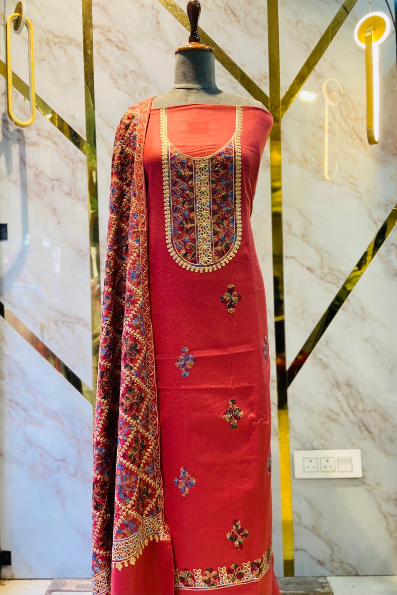 Kashmiri 🥶 winter pure suit (💯%handmade)