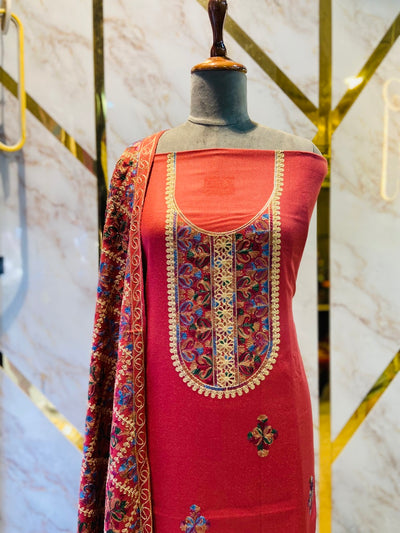 Kashmiri 🥶 winter pure suit (💯%handmade)