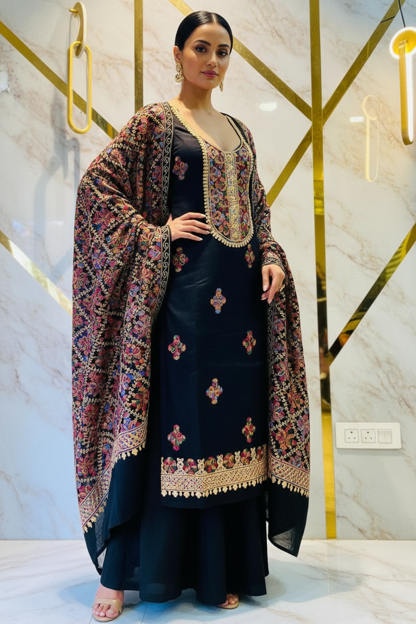 Kashmiri 🥶 winter pure suit (💯%handmade)