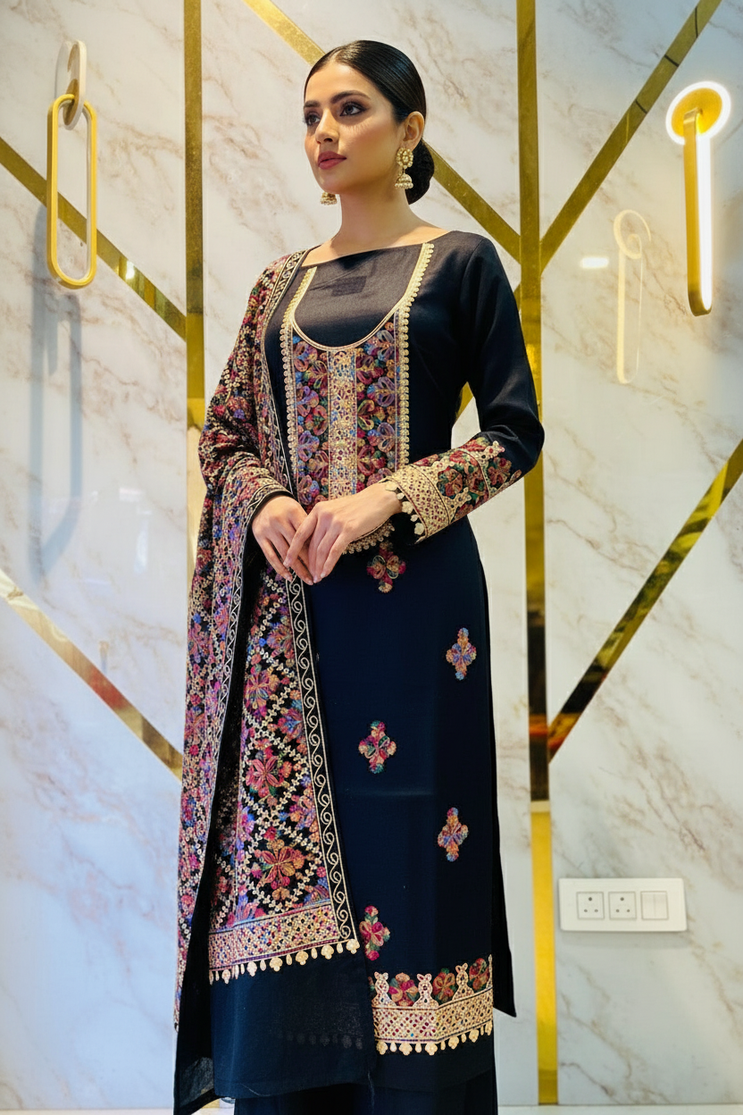 Kashmiri 🥶 winter pure suit (💯%handmade)