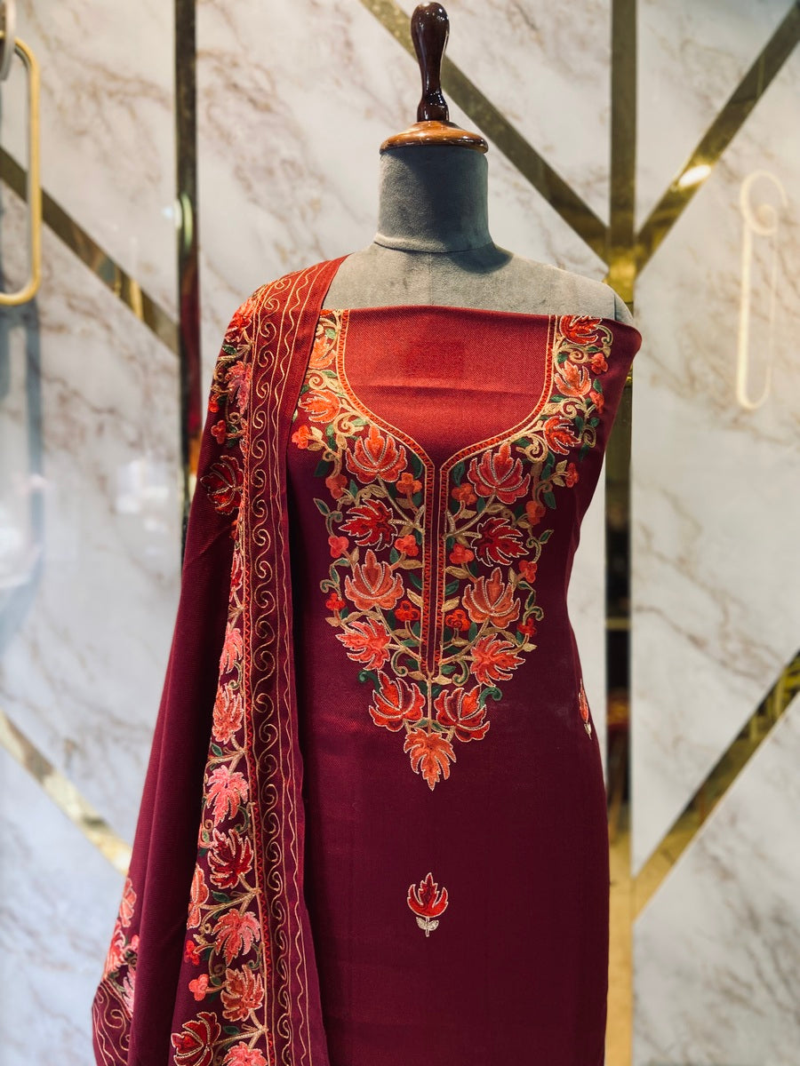 Kashmiri 🥶 winter pure suit (💯%handmade)