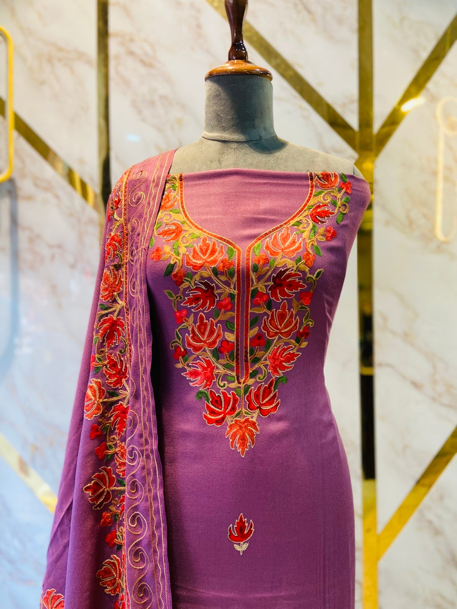 Kashmiri 🥶 winter pure suit (💯%handmade)