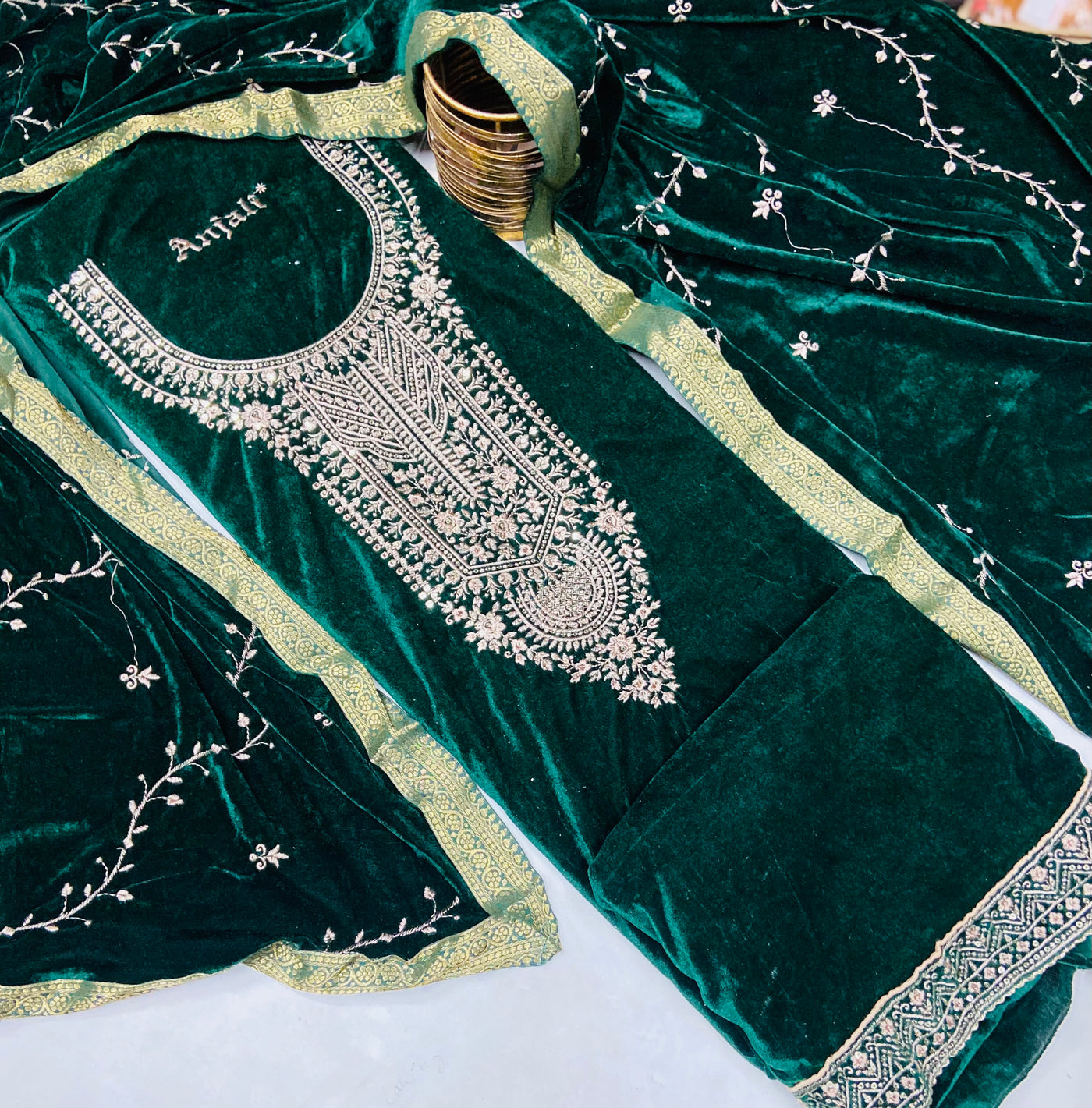 Premium  velvet  🥶 suit velvet bottom