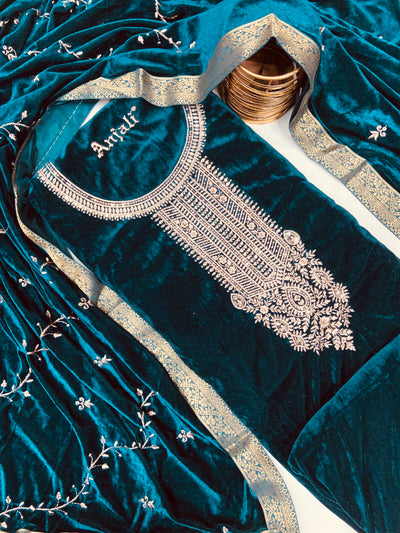 Premium  velvet  🥶 suit velvet bottom