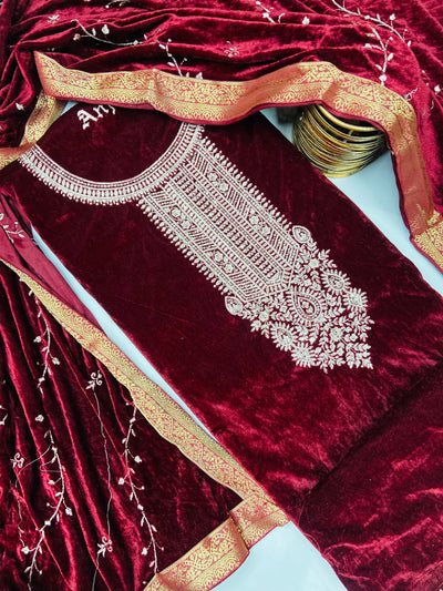 Premium  velvet  🥶 suit velvet bottom