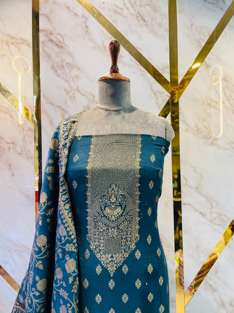 Premium Pashmina winter 🥶 Dola Suit😍