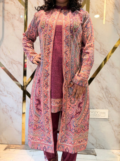 Beautiful Kashmiri winter 🥶 Ready made jacket suit