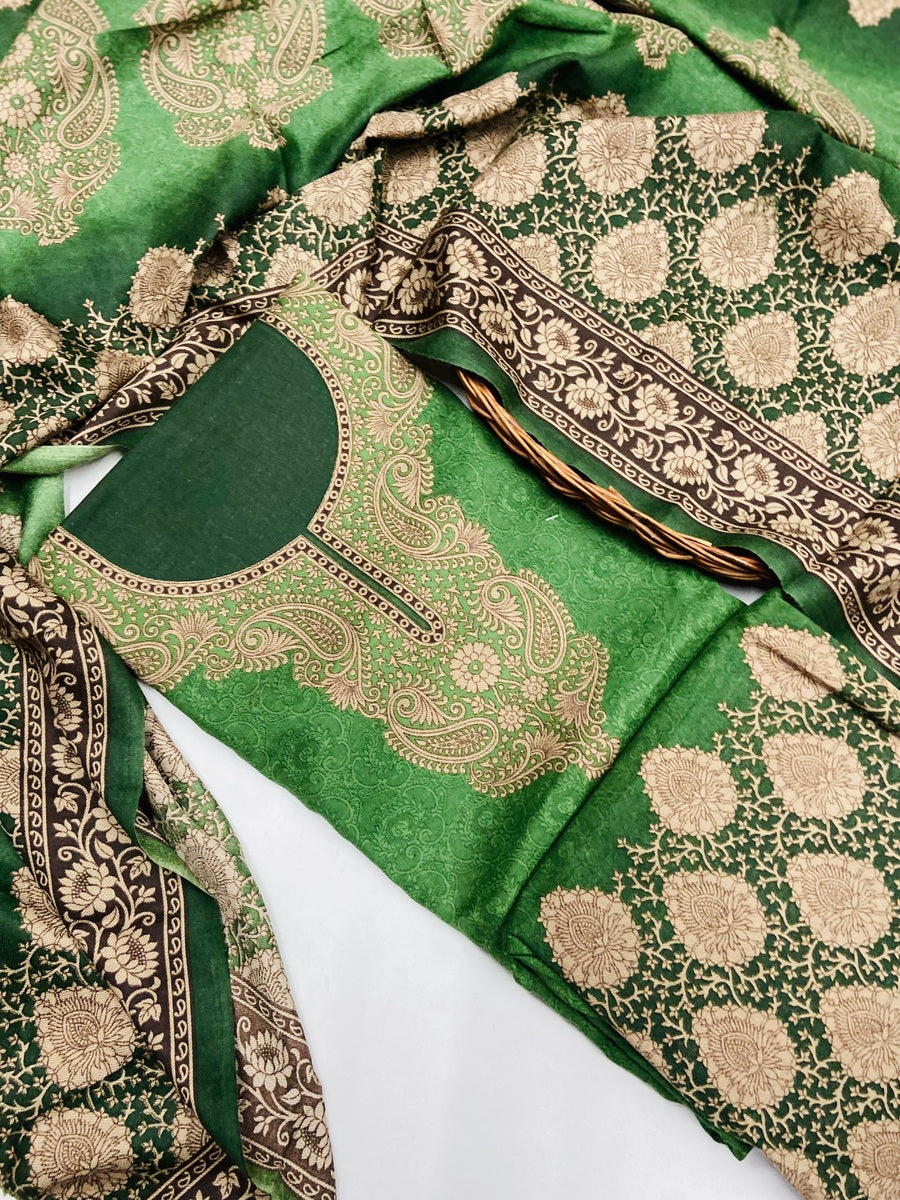 Premium pashmina Digital Print Winter 🥶 Suit
