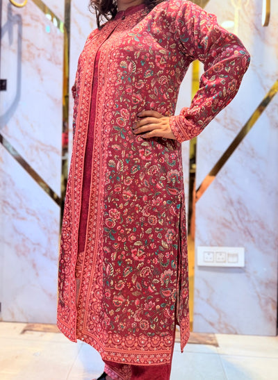 Beautiful Kashmiri winter 🥶 Ready made jacket suit