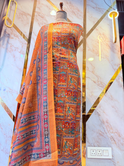 Premium Winter Pashmina Raja Rani Suit