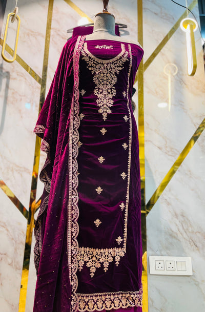 Premium  velvet  🥶 suit velvet bottom