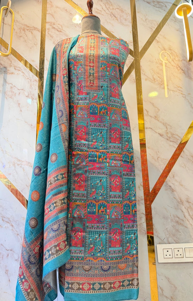 Premium Winter Pashmina Raja Rani Suit