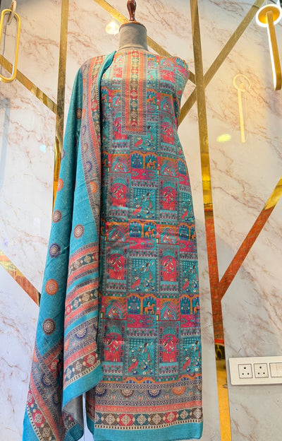 Premium Winter Pashmina Raja Rani Suit