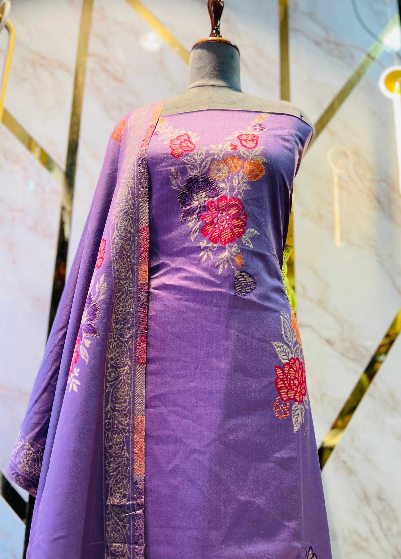 Premium kani Wollen Party Suits (100% Handmade)