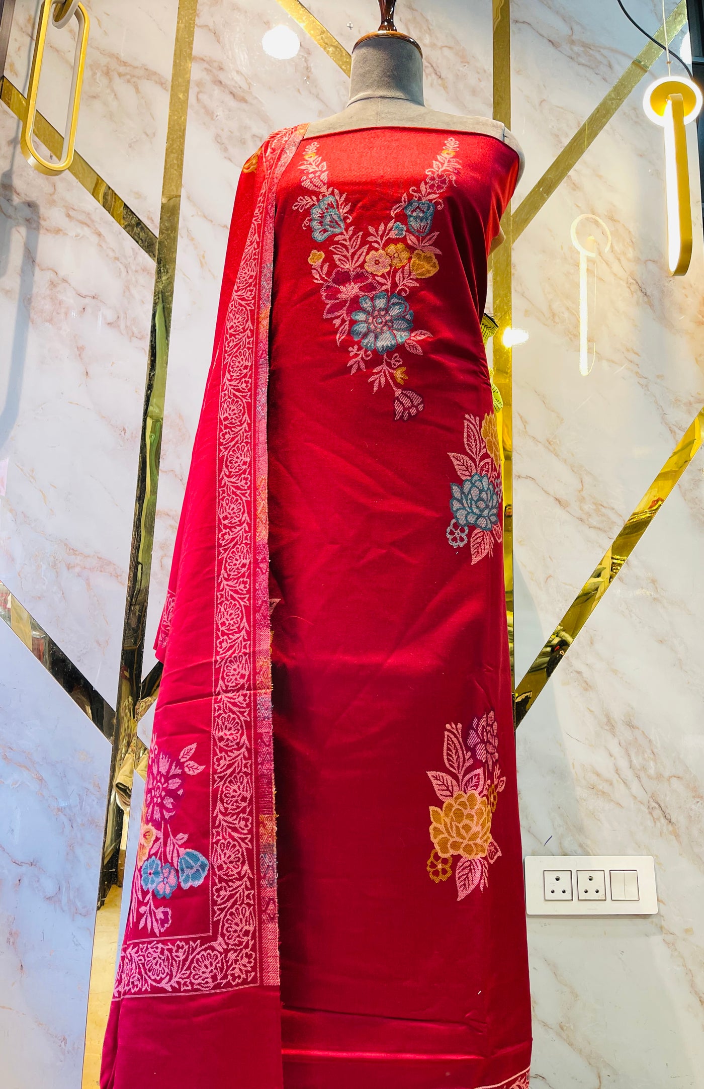 Premium kani Wollen Party Suits (100% Handmade)