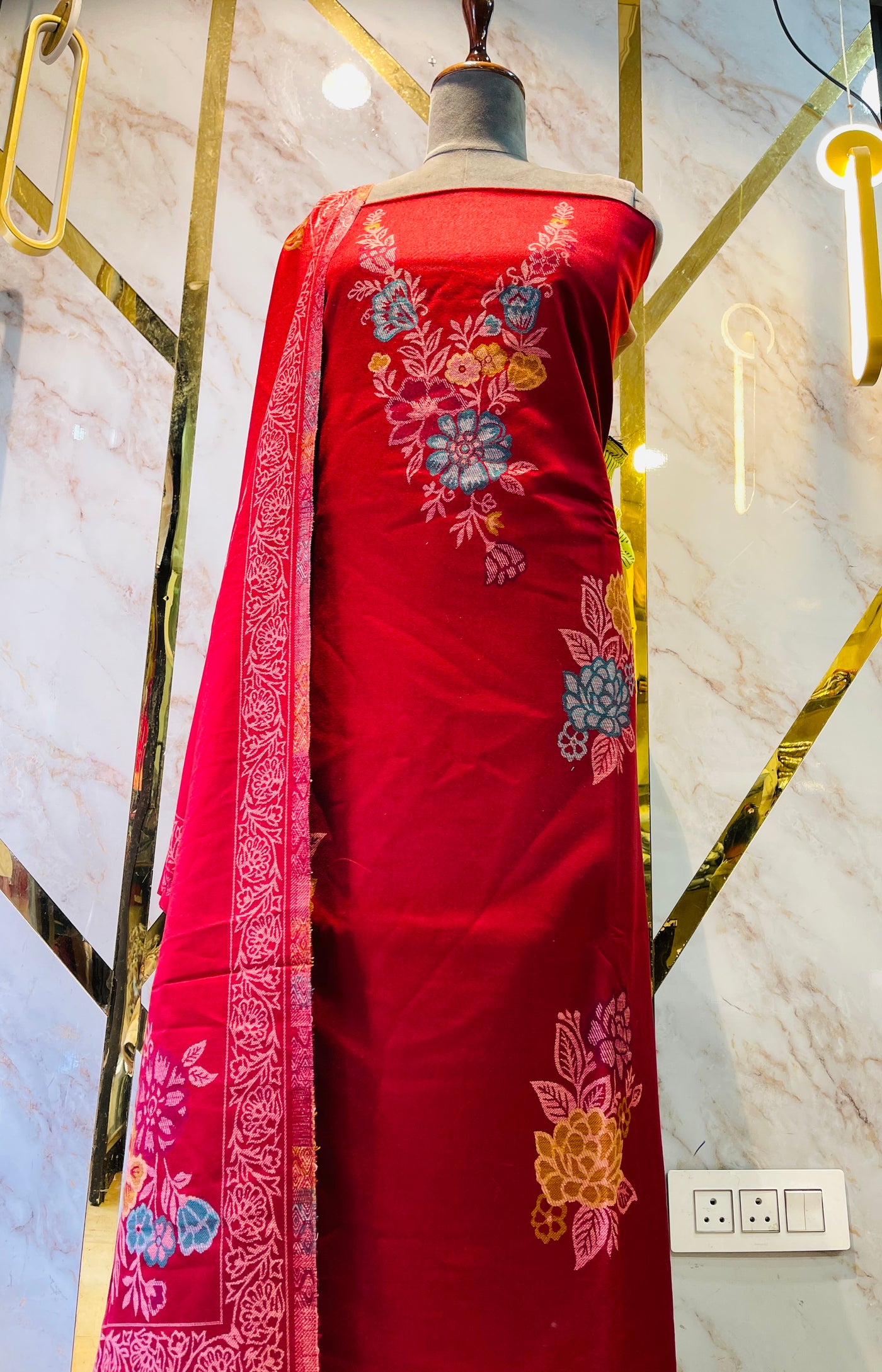 Premium kani Wollen Party Suits (100% Handmade)